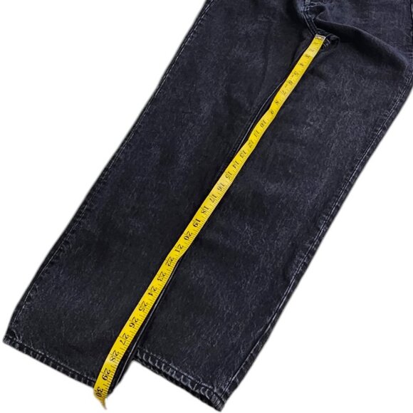 Denim Forum The Joni High Rise Loose Jeans, Black Eyeliner, Button Fly, 29, NWT - Picture 5 of 11